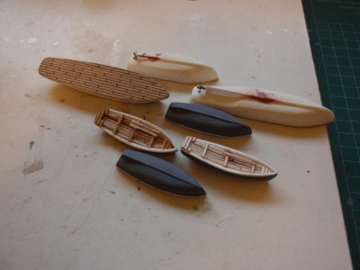 close up of the 9 meter boats
