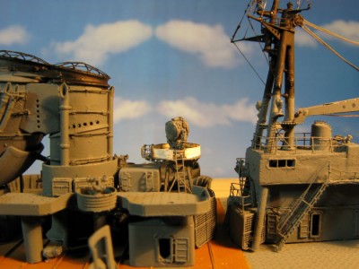 Mogami76<br />Detail from Mogami75<br />The searchlight is from Veteran Models (VM)