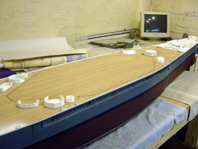 Superstructure now removed and being readied for primer coat. Looks bare without it, don't it??