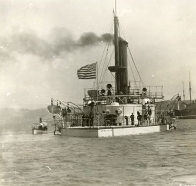 Monterey under steam