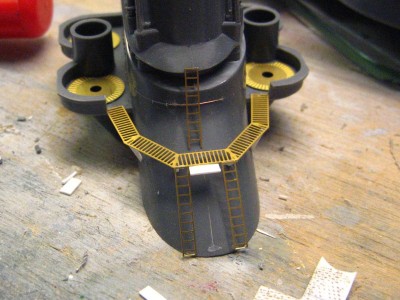 Details from GMM being added to the stack, I like the look of the lower ladders, but again not accurate.