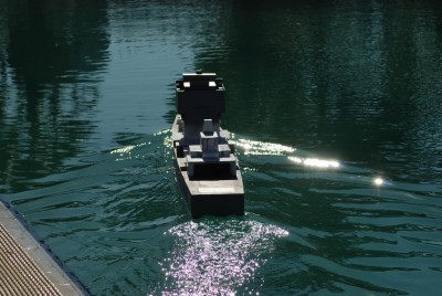 CGN-9 underway