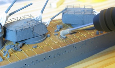 Mogami161 Removing detail on deck