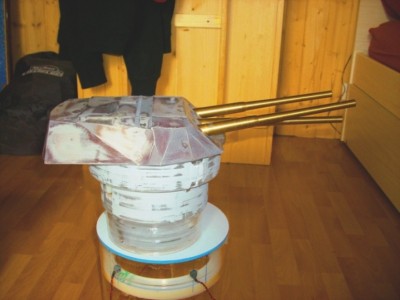principal turret 460mm under construction
