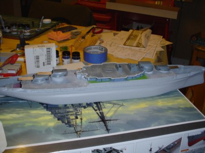 Stbd view with superstructure deck