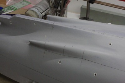 Hull openings for the sea valves in the aft hull.