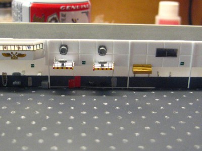 cell phone bits and spares and styrene.