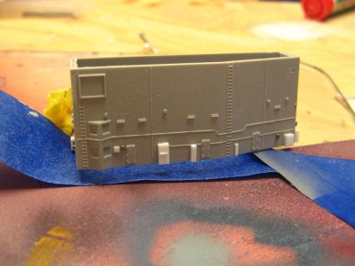 styrene details added and be sure to remove the portholes on the hatches.