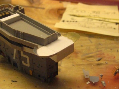 aft structure and decking added