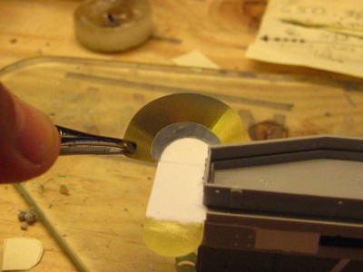 again WEM installed, GMM held in front for size comparison