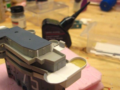 Corrected flag bag platform