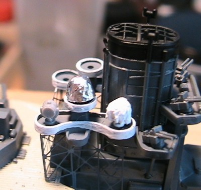 The wrapper is positioned over the searchlight