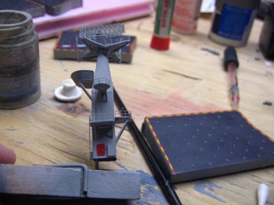 if you pay attention to real pics, there is a lot of visual interest you can add, like the big red door on the rear of the tower.