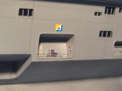 The purple fuel station is actually a trimmed down 1/200 aircraft trolley from the Yamato