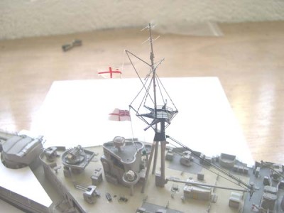 Mainmast Hood's new arrangement