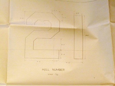 dimensions of the Hull Number "21"