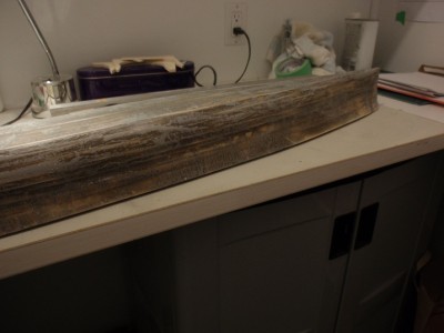 this is all the sanding needed as it is alot easyer to fair things with glazing putty