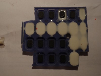 resin in  the  reverse side
