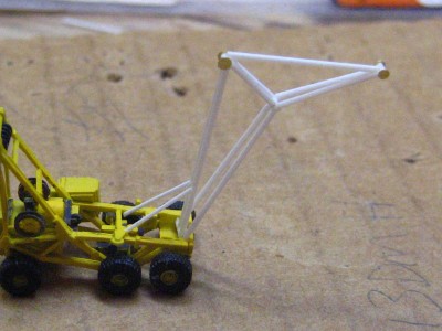 Jag Tilley Crane with scratchbuilt boom