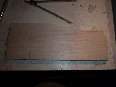 i glued 2 pieces of balsa together to get the righ higth