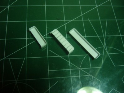 The supports in place