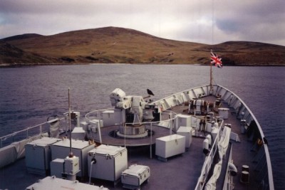 A shot of HMS Leeds Castle to give you an idea of what the focsl'e looks like