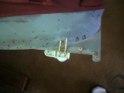 The completed understructure on the starboard side