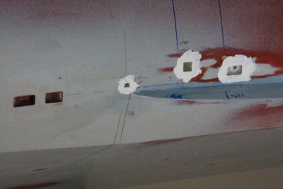 Front end of bilge keel