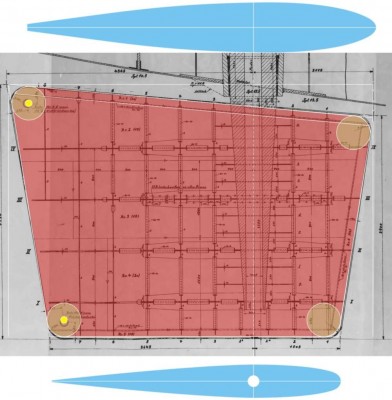 Rudder reconstruction