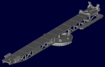 Left side of the catapult