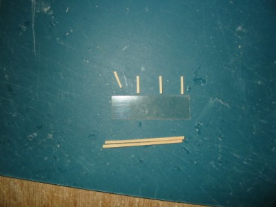 and attach wood on the glass