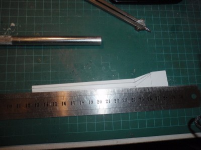 cut out of fairly heavy styrene