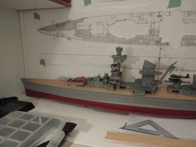 the plans on the wall are for graf spree,it was a challenge converting them for sheer,there are many differances.