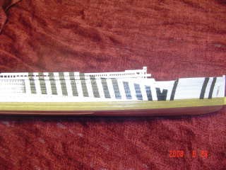 First I sprayed the lower hull color and then started on the Dazzle.<br /><br />Some touch up is needed but over all I'm excited