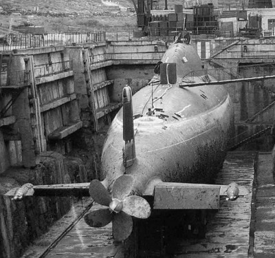 Russian Alfa class SSN propeller