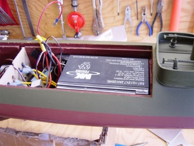Graupner battery, USS Katahdin for r/c