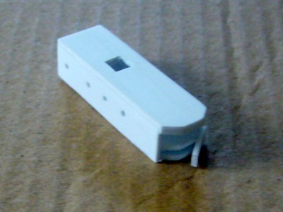 The narrower cabin minus the wings. Note the structure for the front being covered