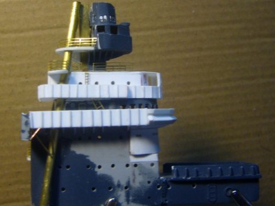 Here the forward rails are installed