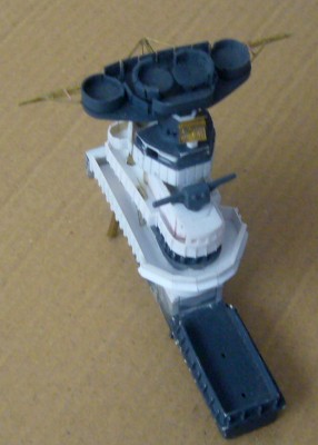 The rangefinder and radar in place
