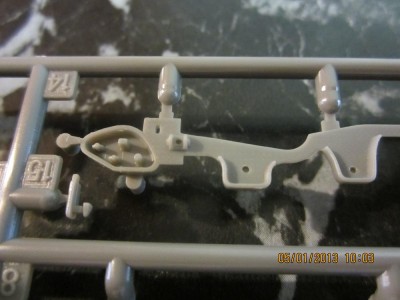 Part T14, note plastic stubs, and linoleum floor