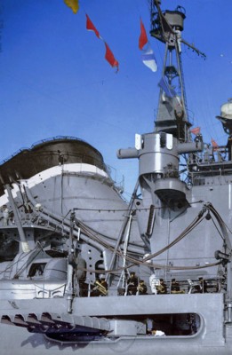 Takao at Yokosuka 1939, bridge after modernization, colorerized, crop .jpg