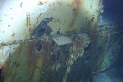 British found a novel way for making new portholes.