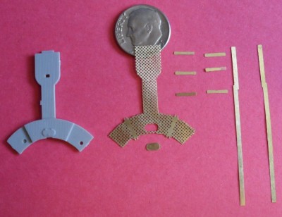 Pieces to be used for assembly.