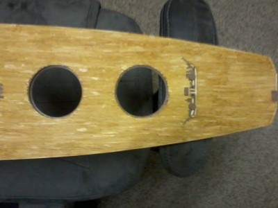 Added brown stain.
