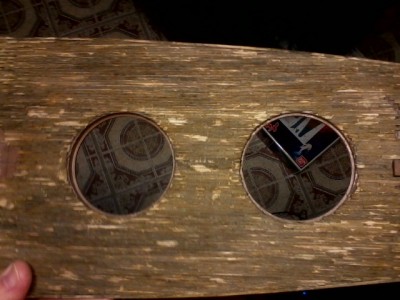 Added black stain.  Notice the area's able to be stained?