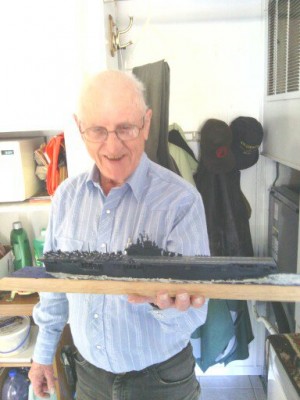 This is Nelson (my neighbor) when I presented him with "The Lex".