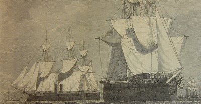 Here on the left K�nig wilhem and my beloved Kronprinz (don't mix her up with the very later Dreadnought Kronprinz of the K�nig-Class that served in Jutlandbattle.)