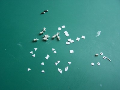 ...and the components for the drum reels...