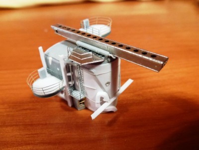 Catapult on top of tower