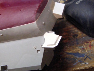 Picture sucks, but the shape is there, pre-sanding and fine-tuning.